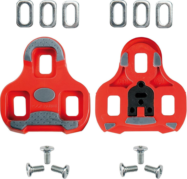 LOOK Keo Grip Cleats Road Bike Clipless Pedal Cleats Anti-Slip Design - Red