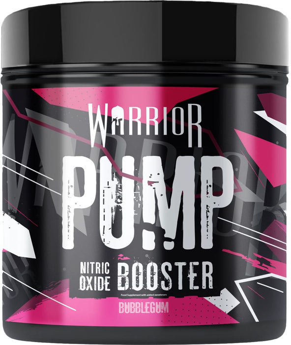 Warrior Pump Supplement Pre Workout Muscle Growth Nitric Oxide Booster 225 Gram