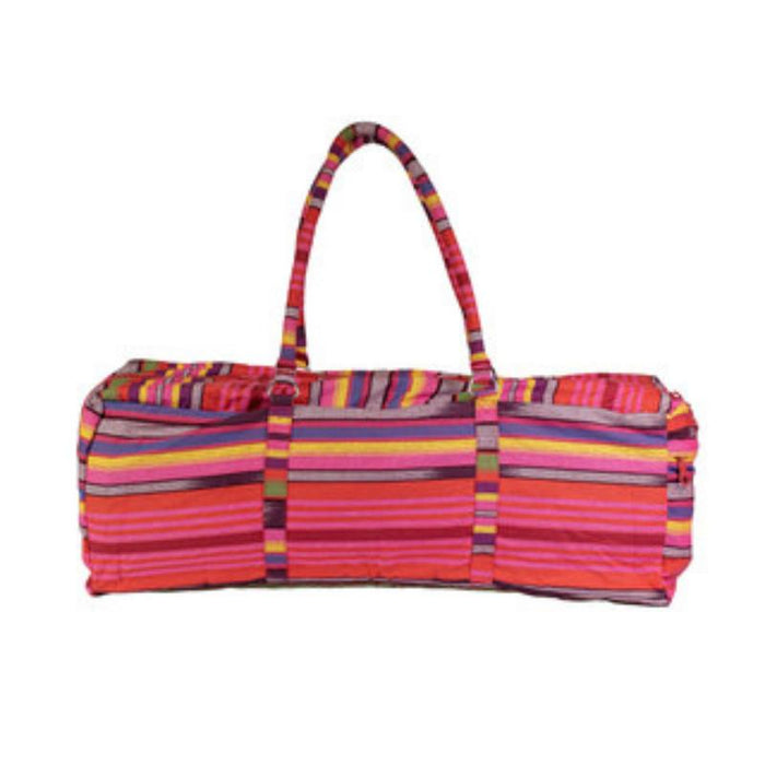 Fitness Mad Striped Powerloom Yoga Kit Bag – Yoga Mat & Pilates Carrier