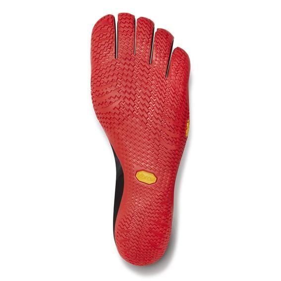 Vibram KSO Evo Mens Five Fingers Barefoot MAX FEEL Training Shoes - Black/RedVibram