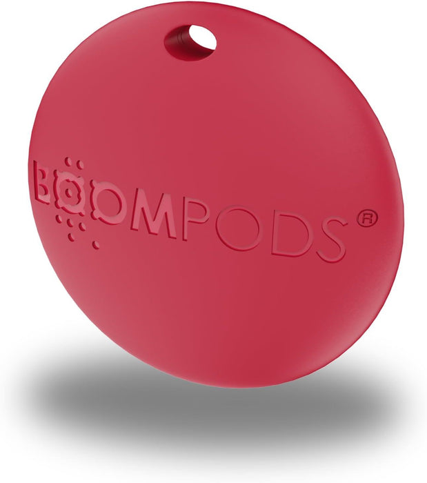 Boompods Boomtag Smart Bluetooth Sustainable Tracker Device Red