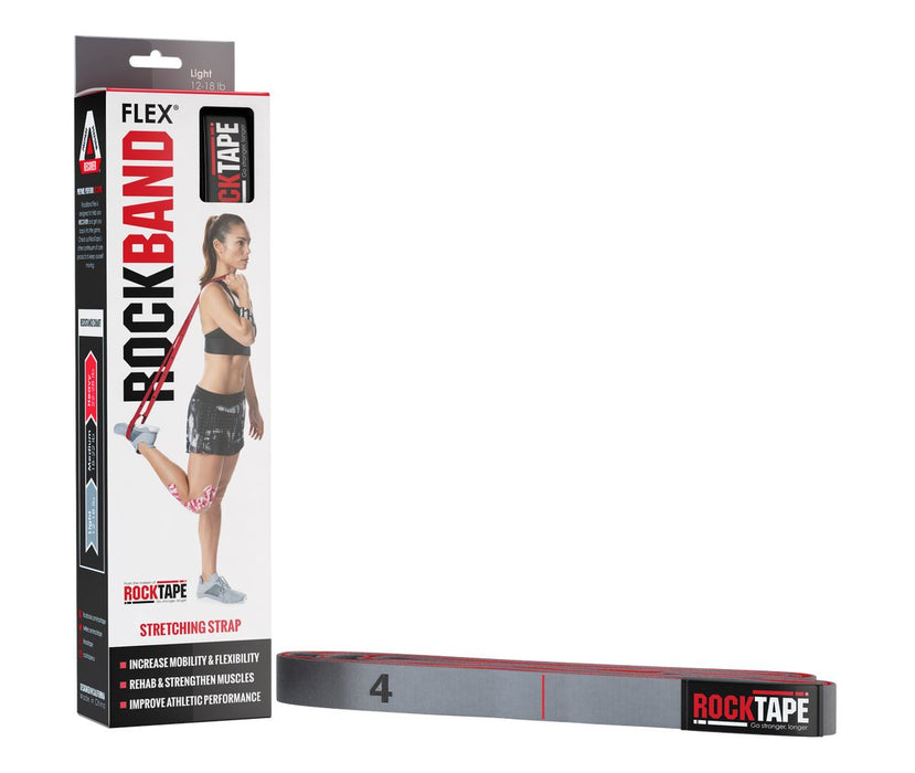 Rocktape Resistance Band for Workout - Flex - Stretch & Mobility - Light
