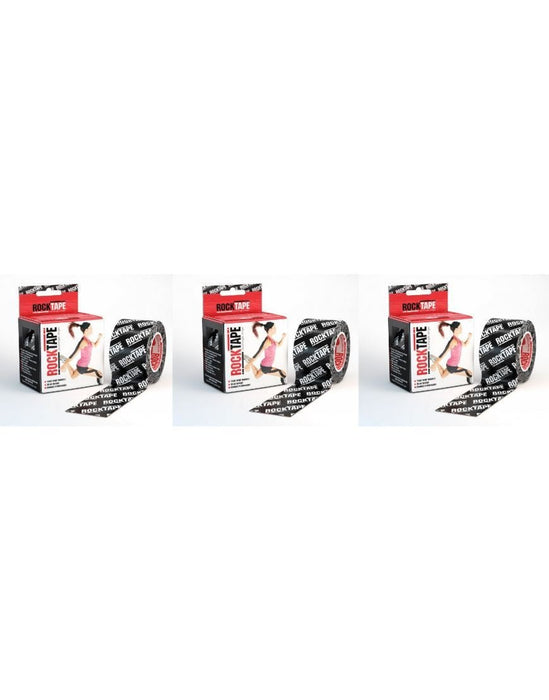 Rocktape Strong Adhesive Kinesiology Tape Patterned Rolls x 3RockTape