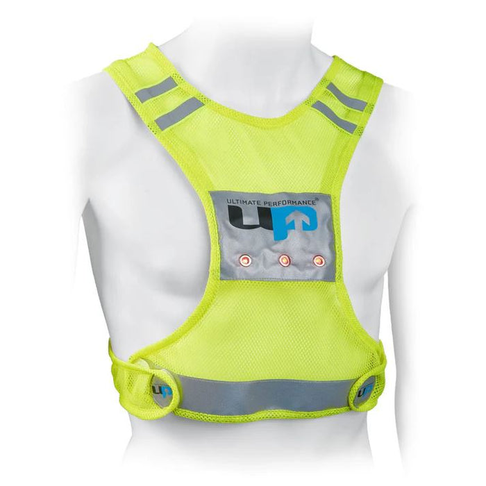 Ultimate Performance LED Running Vest Upto Half Mile Visibility Front/Back Lights