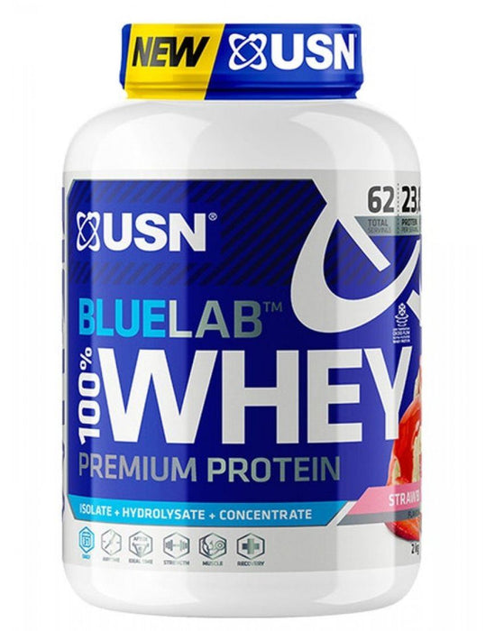 USN Blue Lab Training Powder - Whey Protein - Muscle Growth & Recovery - 2KGUSN