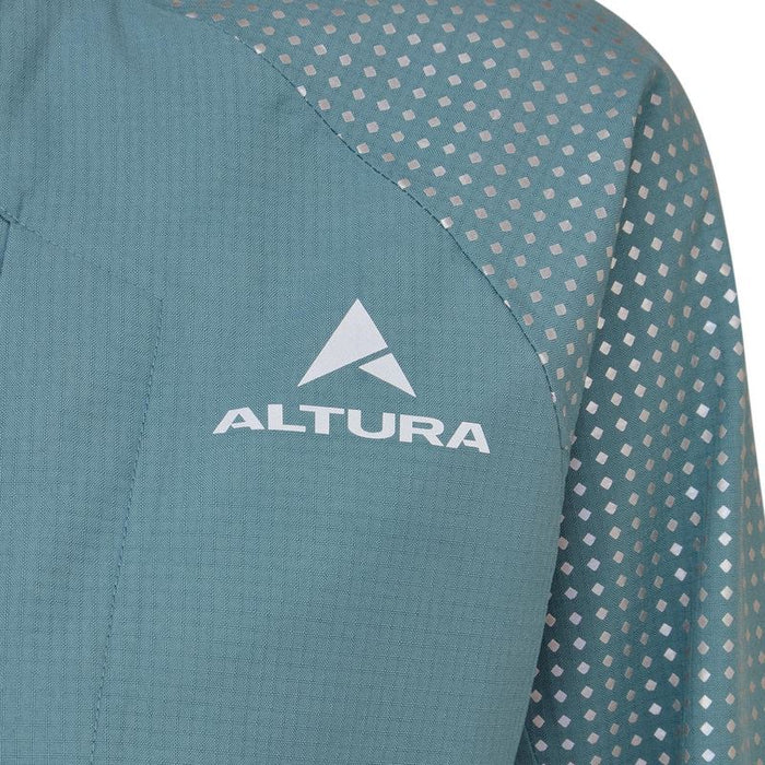 Altura Cycling Ladies Jacket Nightvision Storm Waterproof & Reflective - Adriatic Blue
