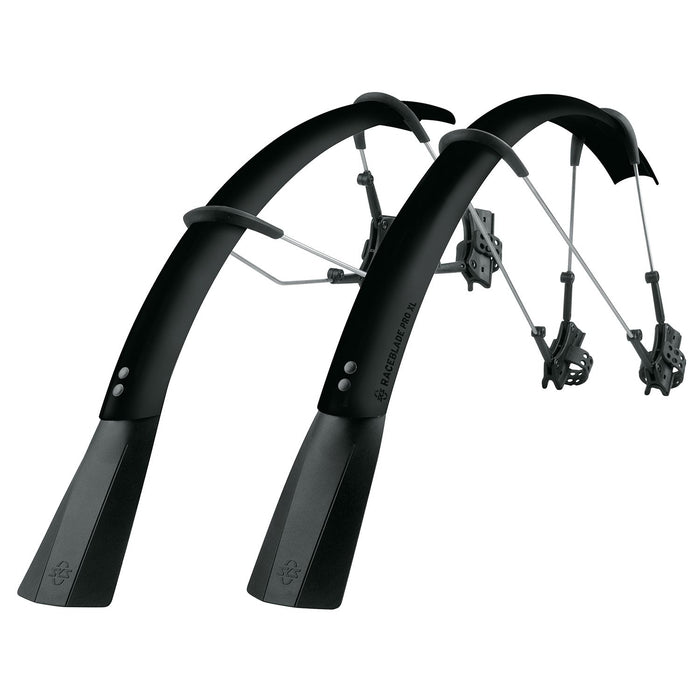 SKS Raceblade Pro XL Clip‑On Mudguard Set - Ultralight, XXL Spoilers for 25–32 mm Tyres,