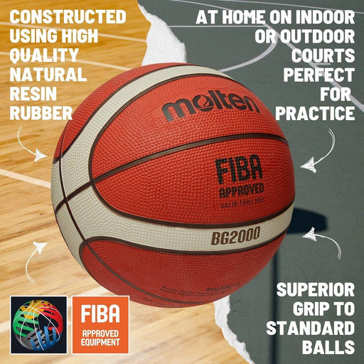 Molten BASKETBALL BG2000 RUBBER FIBA APPROVEDMolten