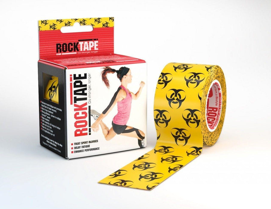 Rocktape Strong Adhesive Kinesiology Tape Patterned Rolls x 3RockTape