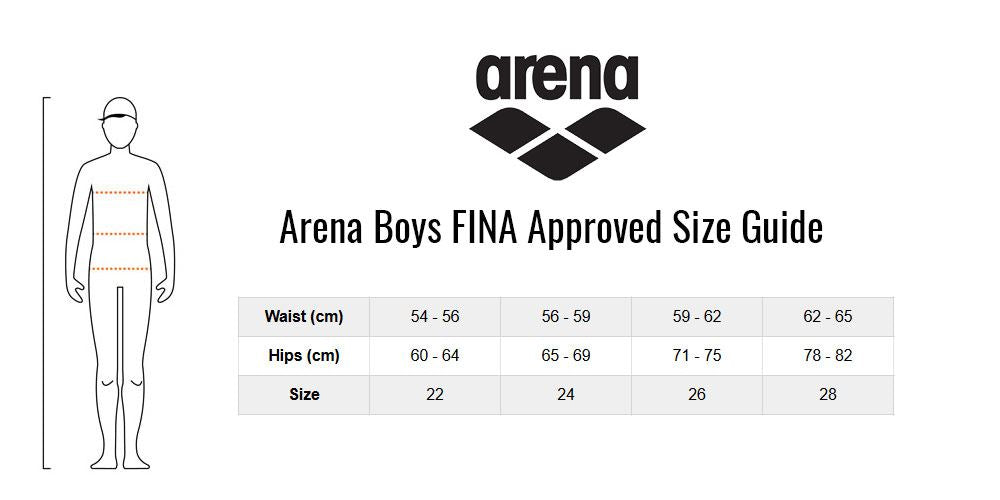 Boys Arena Powerskin Next Jammers Stretch Fit Quick Dry Swim Shorts - Deep Red