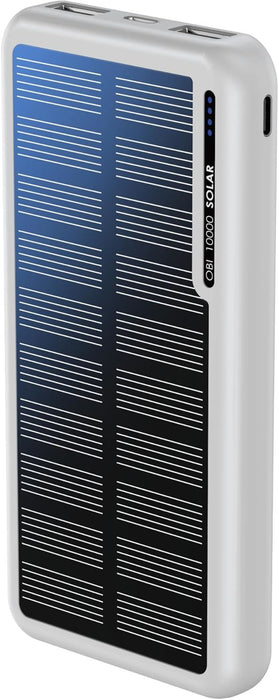 Boompods OBI Solar Power Bank 10000mAh High Capacity Battery Pack