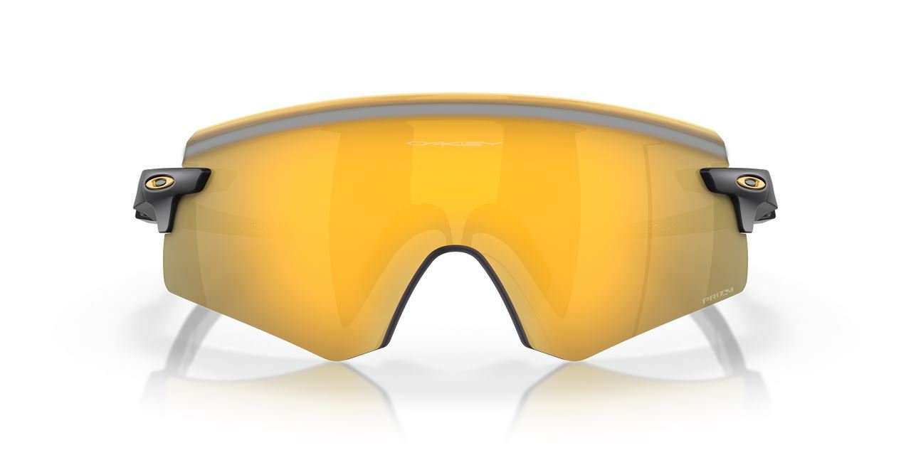 Oakley Encoder Sports Sunglasses 24k Lenses Matte Carbon Frame Square GlassesOakley