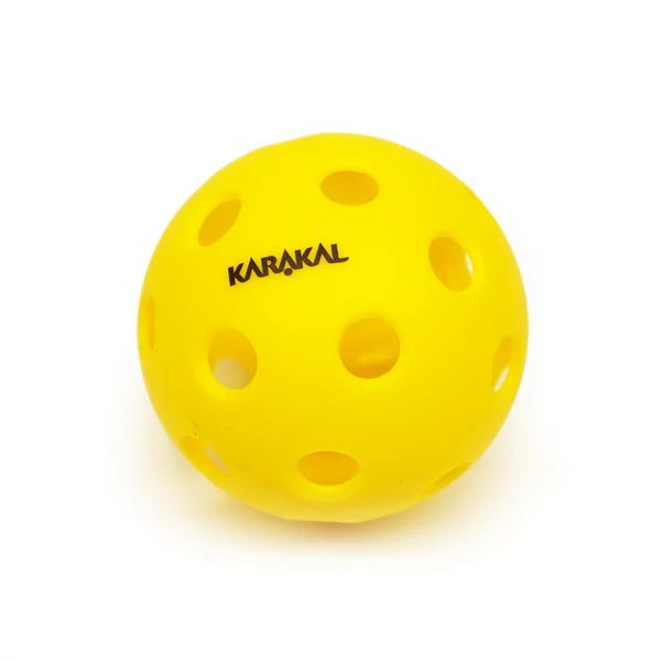 Karakal Pro 26 Indoor Pickleballs – 6 Pack 26Hole Design Consistent Bounce