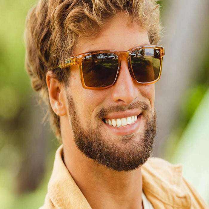 Tifosi Sylo Honey Running Cycling Sunglasses With Polarized Brown Lens