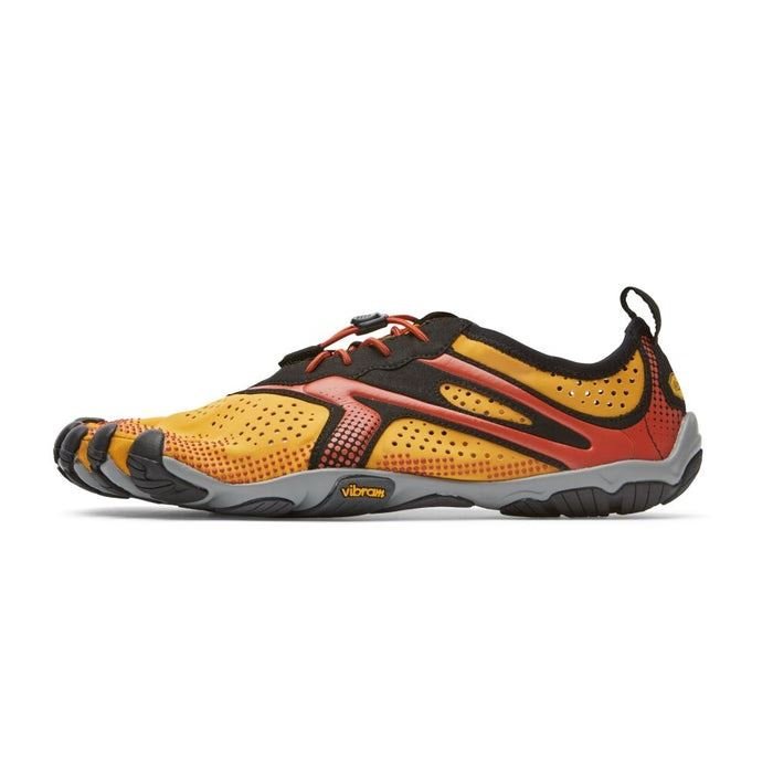 Vibram V - Run Mens Shoes Five Finger Barefoot Outdoor Golden Running TrainersFITNESS360