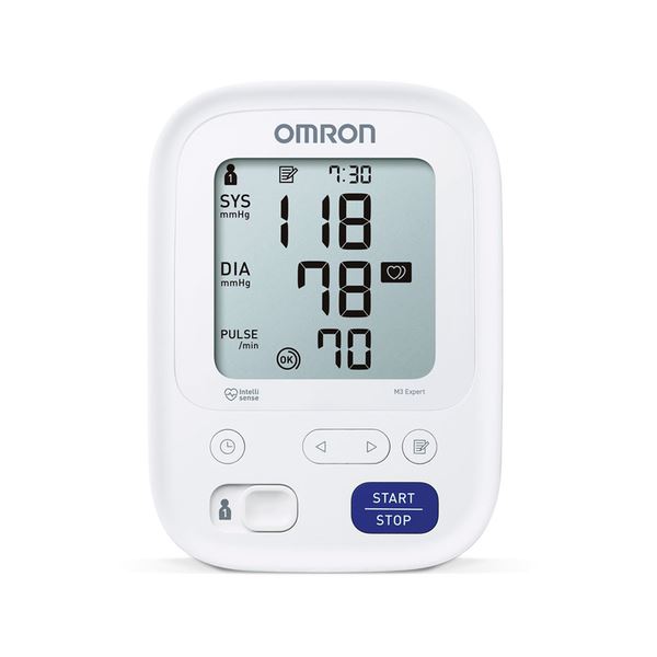 Omron M3 Comfort Upper Arm Blood Pressure Monitor Intellisense IHD Reader