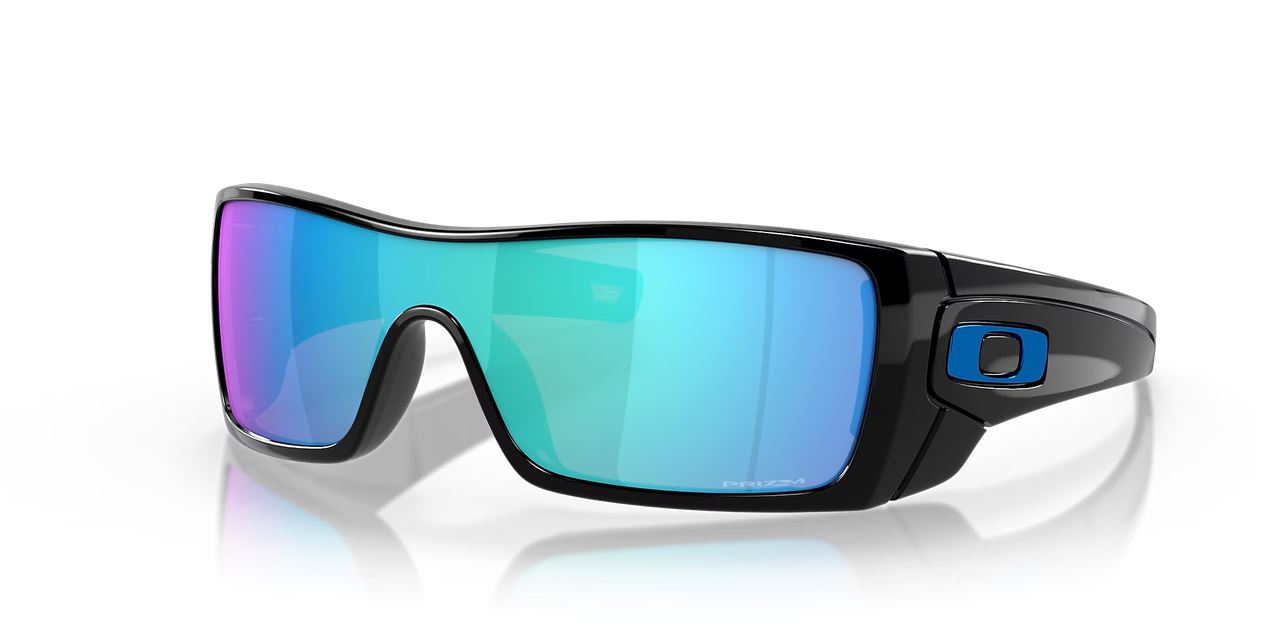 Oakley Batwolf Sunglasses Performance Shades Black Frame Prizm Sapphire Lens