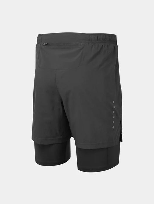 Ronhill Running Shorts Men's Core Twin 5Inches Short Performance & Comfort - Black