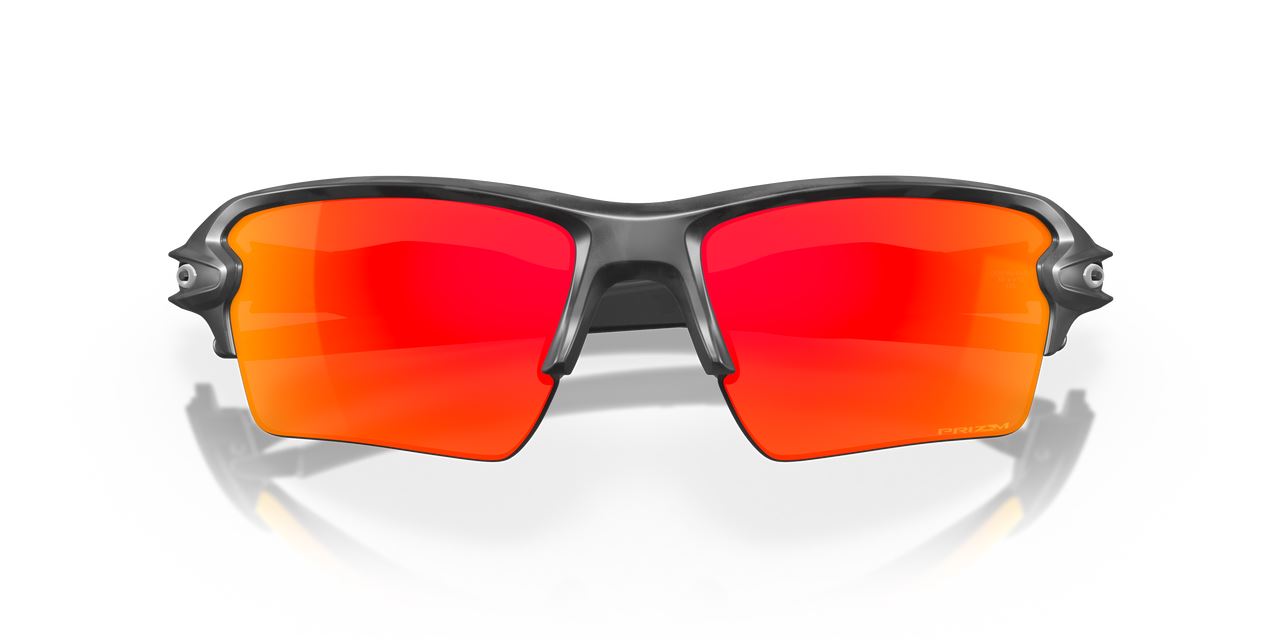Oakley Flak 2.0 XL Sunglasses Prizm Ruby Lenses Fishing Sports Black Camo Frame