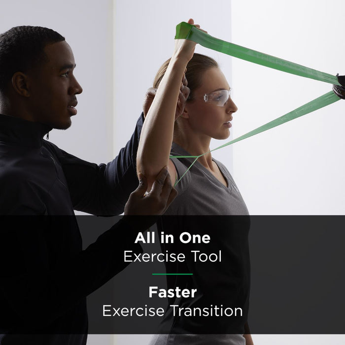 RESISTIVE EXERCISE BAND THERABAND CLX 11 LOOPS GREEN 2.5m