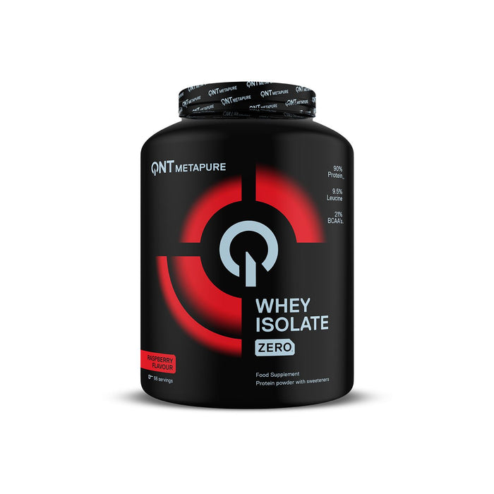 QNT Metapure Whey Isolate Zero Protein Powder 2kg - Raspberry