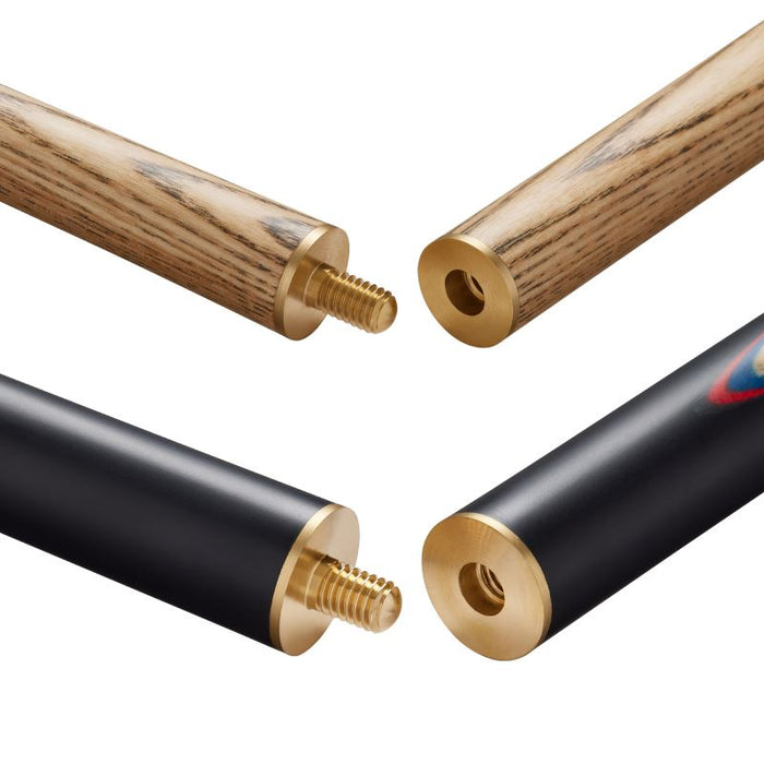 Powerglide Lion English 3 Piece Pool Snooker Cue 57 Inch 8.5mm Tip