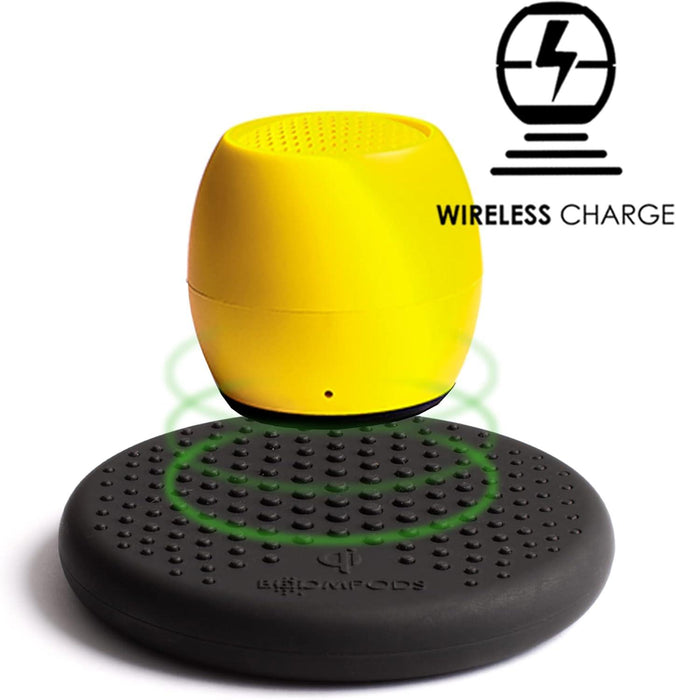 Boompods Zero Wireless Bluetooth Speaker IPX6 Waterproof 5 Hr Playtime Yellow