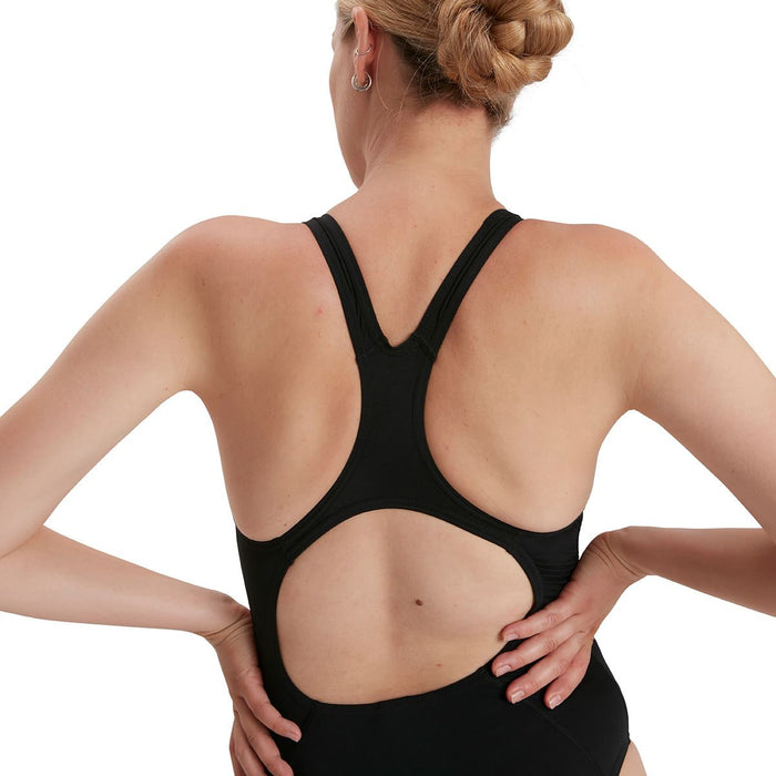 Speedo Swimming Costume Womens Eco Endurance+ Medalist Swimsuit - Black