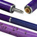 Powerglide  Ignis Snooker Cue 2 Piece 57" Carbon 10mm Tip Smooth Finish - PurplePowerGlide