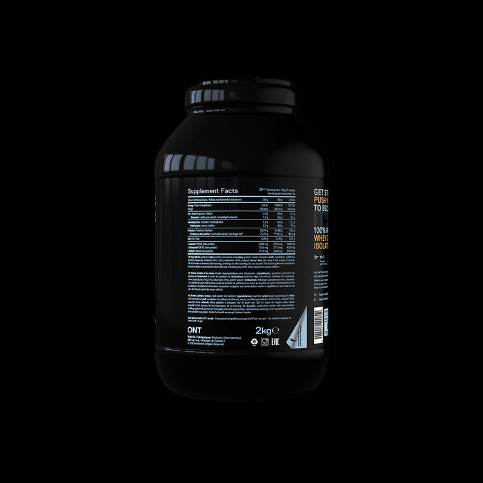 QNT Prime Whey Protein Powder 100% Whey Isolate - 2kg