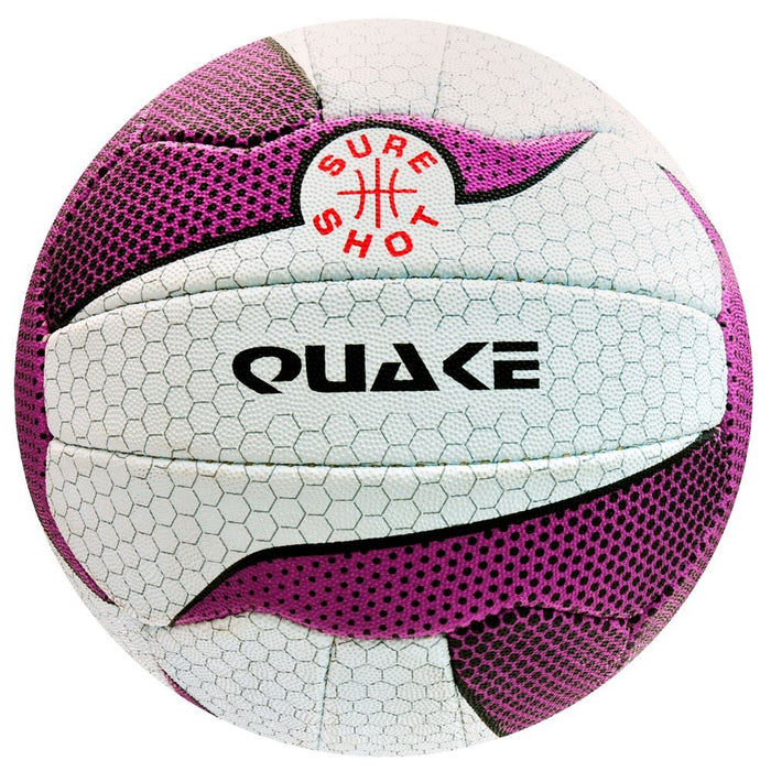 Sure Shot Netball Quake Match Netball - Size 5