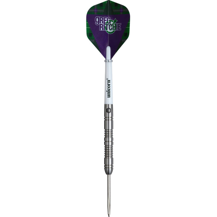 Unicorn Greg Ritchie 23g Steel Tip Darts - Precision 95% Tungsten Contender Set