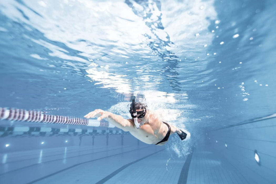 Arena Unisex Swim Snorkel Adjustable Strap Sports Swimming Accessories - Black