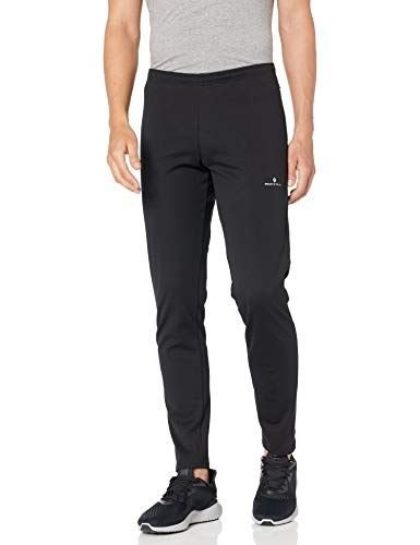 Ronhill Mens Running Slim Pant in Black - Water Repellent And ReflectiveRonhill