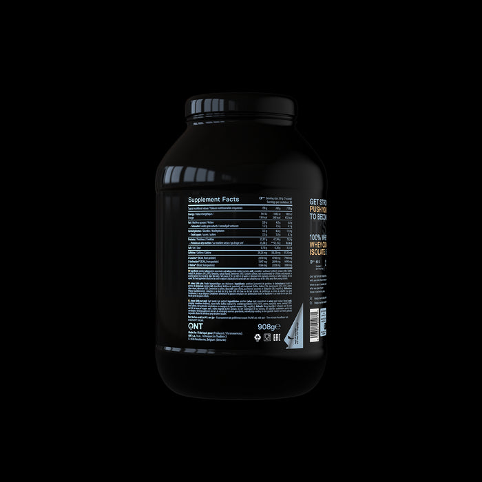 QNT Prime Whey Protein Powder 100% Whey Isolate - 908g