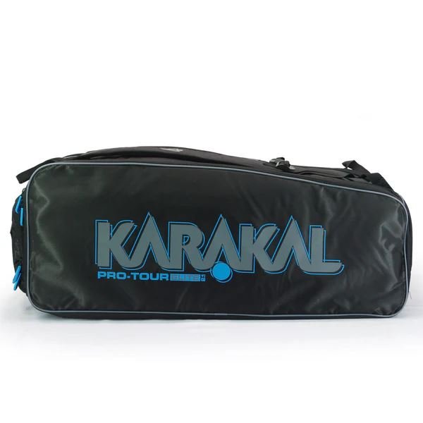 Karakal Pro Tour 2.1 Elite 12 Racket Bag Double Shoulder Straps BlueFITNESS360