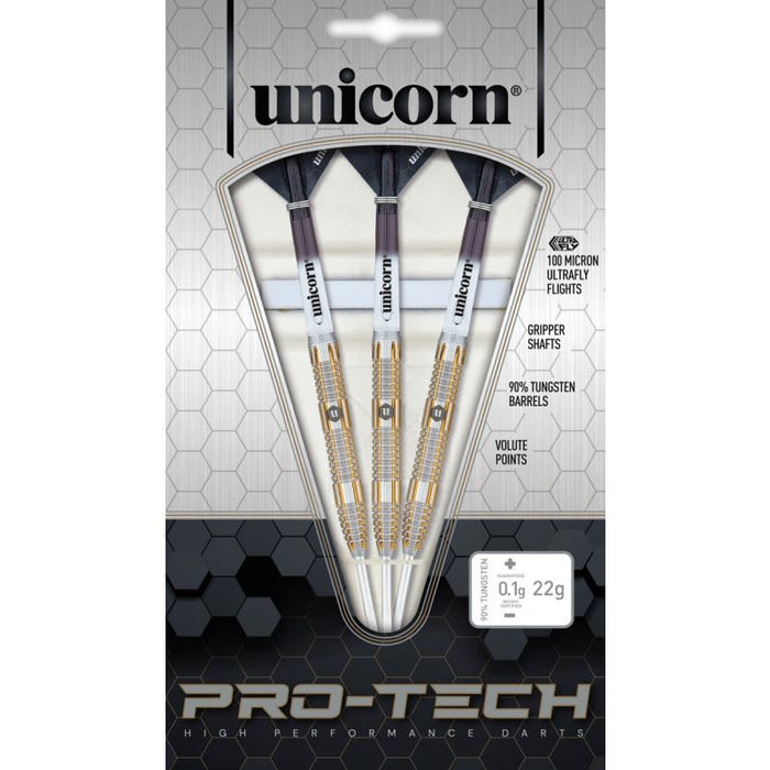 Unicorn Pro-Tech Style 4 Steel Tip Darts – 90% Tungsten 22/24/26g