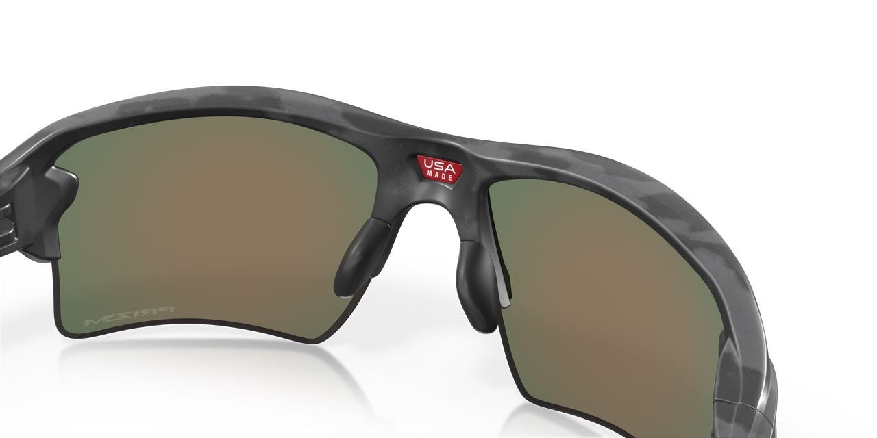 Oakley Flak 2.0 XL Sunglasses Prizm Ruby Lenses Fishing Sports Black Camo FrameOakley