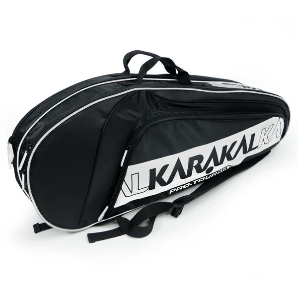 Karakal Pro Tour Match 2.2 Racket Bag - Durable Multi-Racket Storage - White