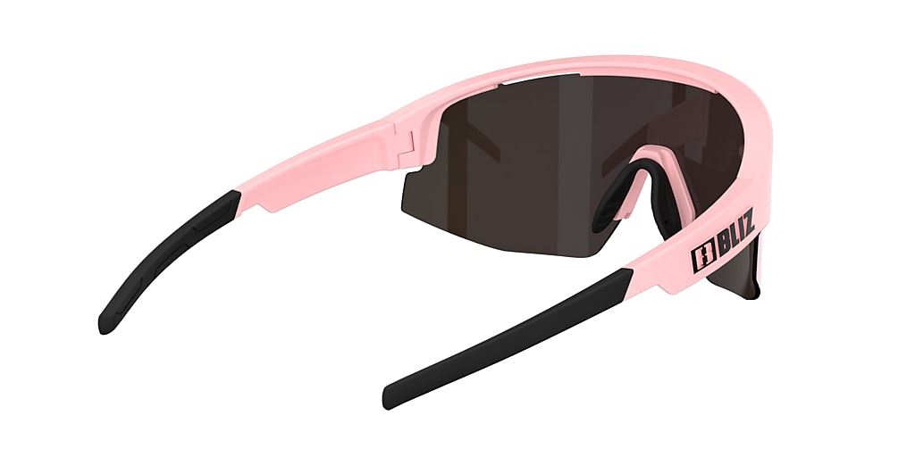 Bliz Matrix Small Sunglasses Powder Rose Frame Rose Lens