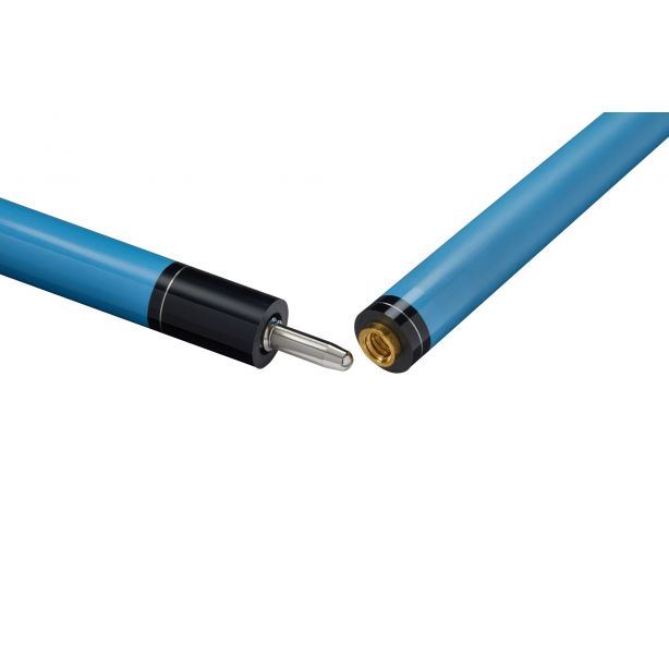 Powerglide  Quanta Pool Cue 2 Piece 57" Carbon Fibre Composite 10mm Tip - Blue