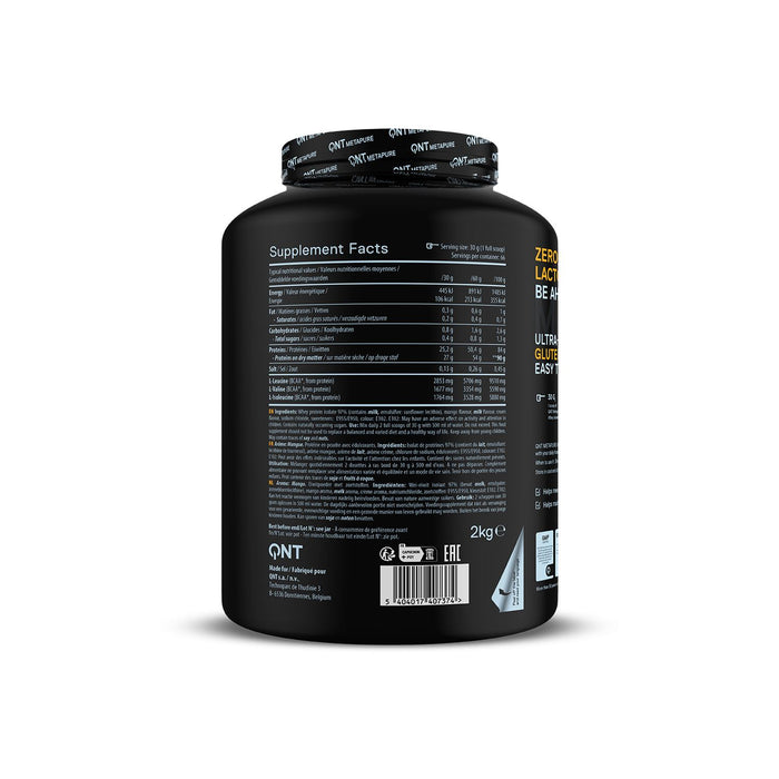 QNT Metapure Whey Isolate Zero Protein Powder 2kg