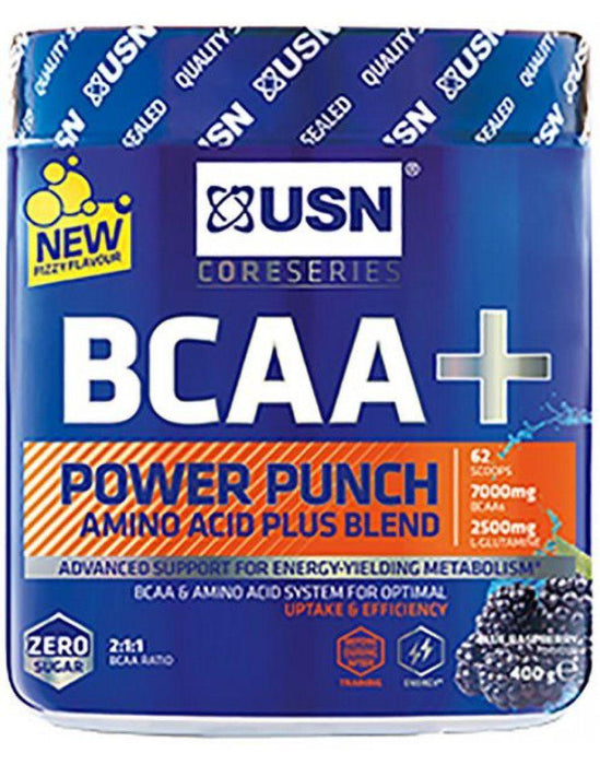 USN BCAA Power Punch Muscle Recovery And Performance Supplement Powder - 400g