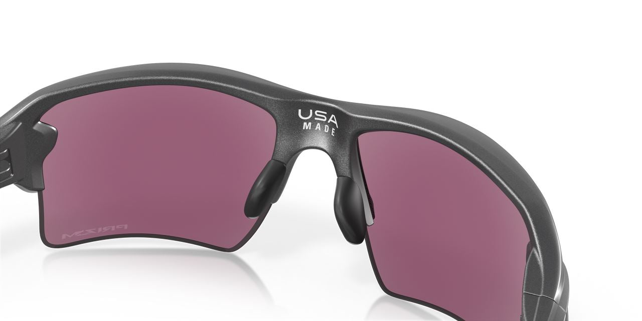 Oakley Flak 2.0 XL Sunglasses Prizm Road Jade Lenses Cycling Sports Steel Frame