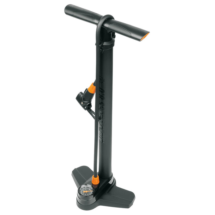 SKS Air-X-Press 8.0 Bike Pump 8 Bar Floor Pump for Fast, Precise Tyre Inflation