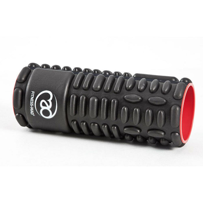Fitness Mad Core Stability Vari-Massage Roller Muscle Pain Relief Tool - Black