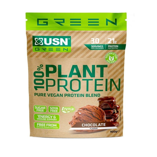 USN 100% Plant Protein - Vegan - Soya Free - Sugar Free - 900 gUSN