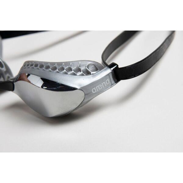 Arena Swimming Goggles Airspeed Mirror Wide Lenses - Silver / Silver
