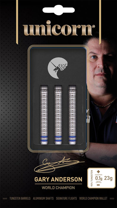 Unicorn Tungsten Darts Set World Champion Anderson Aluminium Shaft 21/23/25/27G