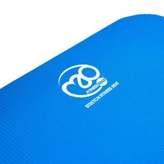 Fitness Mad Stretch Fitness Exercise Mat - 180cm - Blue